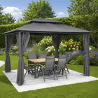 Pérgola Jardim Hecht 4MT x 3MT Gazebo 34